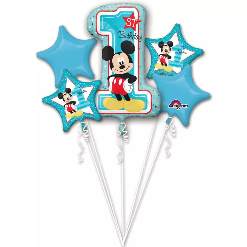 Mickey 1st Birthday! Balloon bouquet