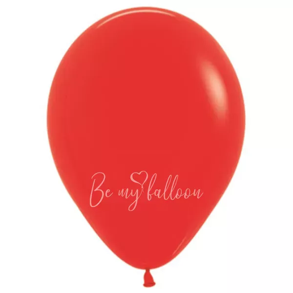 12" Helium fashion red 015 plain balloon