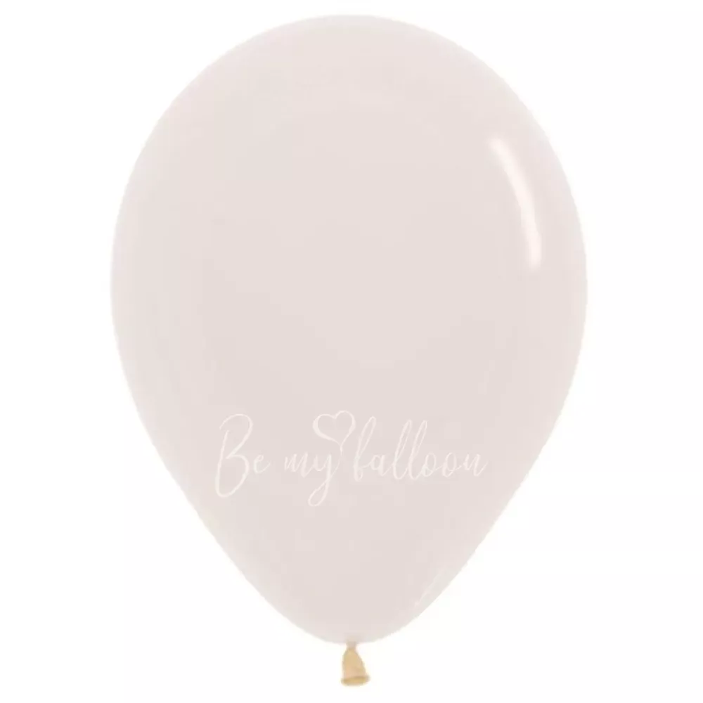 12" Helium crystal transparent 390 plain balloon